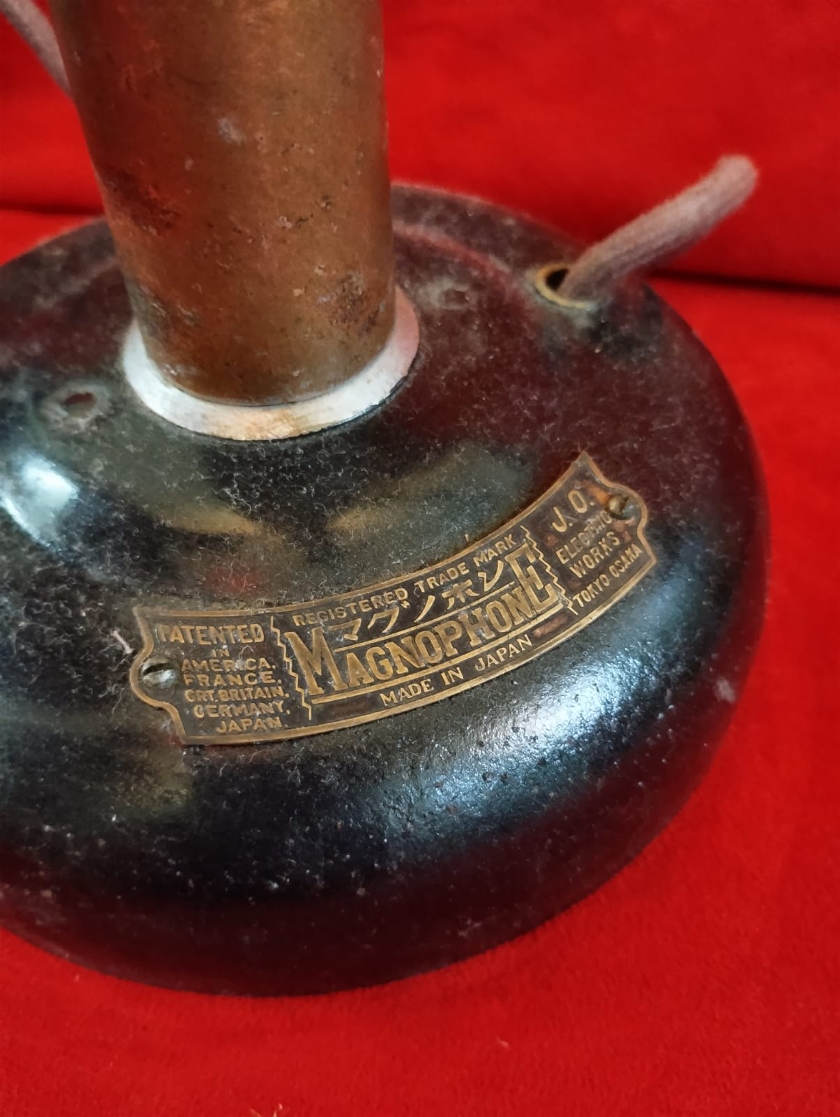 Rotary GPO Stick Telephone with Wooden Bell Box