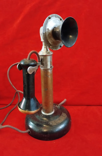 Rotary GPO Stick Telephone with Wooden Bell Box